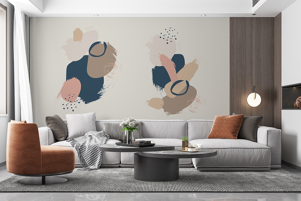 Abstract wall art collection, an Illustration by Vinegret -Shop (Photo 4 of 15)