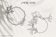 Floral Garden - Floral Line Art, an Illustration by IllustratorAnnie (Thumbnail 5 of 10)