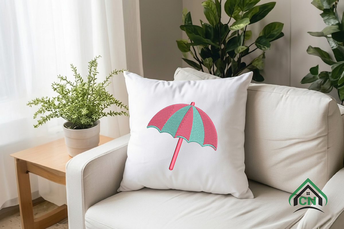 Coastal Summer Embroidery Design, a Solid Icon by Craft Nest (Photo 4 of 6)