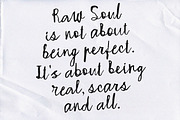 Raw Soul Expressive Messy Script, a Script Font by AnMark (Thumbnail 6 of 15)