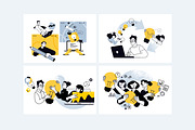 Creative Business Banners, a Person Illustration by PureSolution (Thumbnail 9 of 12)