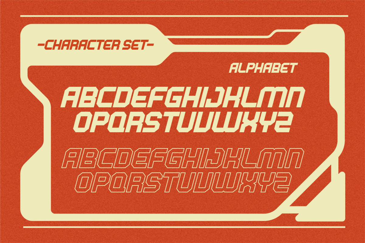 Beat Tech - Modern Techno Typeface, a Sans Serif Font by MaikoHatta (Photo 2 of 4)