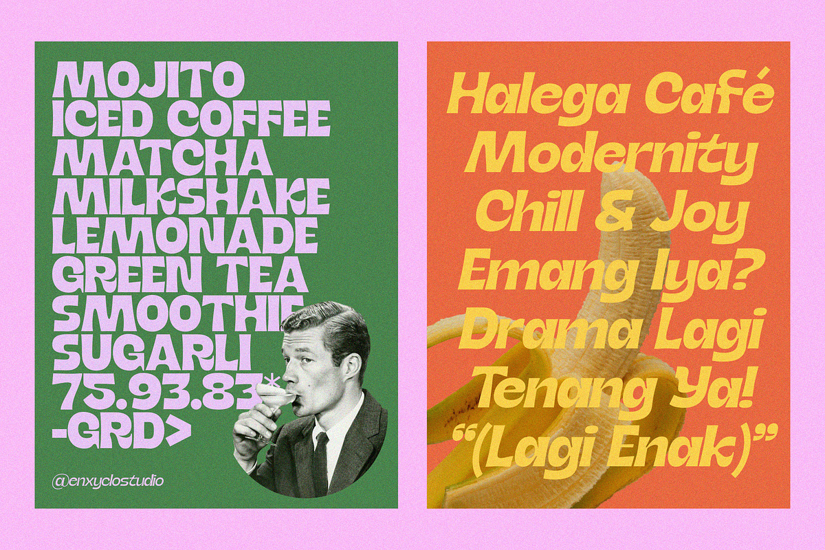 NIMBU — Food Font, a Sans Serif Font by Enxyclo Studio (Photo 14 of 19)