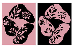 Abstract Backgrounds Leopard Flowers