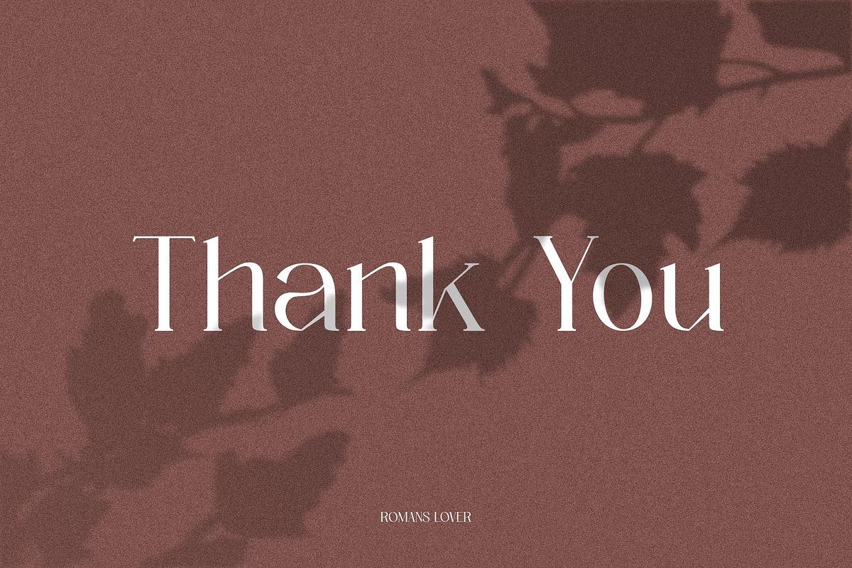 Roman Lover, a Serif Font by alit design (Photo 19 of 19)