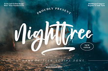 Nighttree Handwritten Script Font
