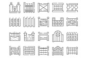 Outline icons set showing various, an Object Graphic by pikepicture (Thumbnail 2 of 3)