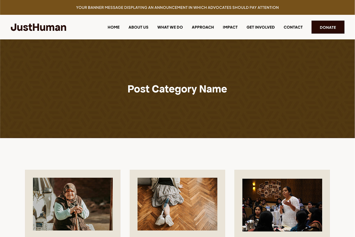 Human Rights Showit Website Template, a WordPress Template by Studio Humankind (Photo 18 of 20)