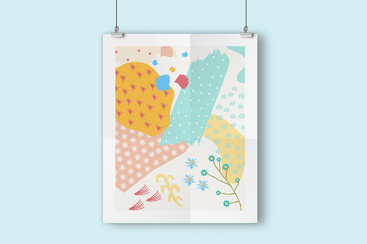Spring Siesta - Romantic, Abstract, a Pattern Graphic by Paperly Studio (Photo 9 of 10)
