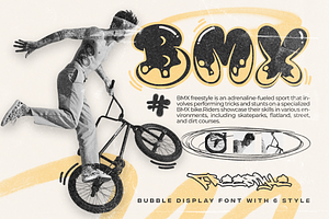 Funky Brow - Bubble Graffiti Font