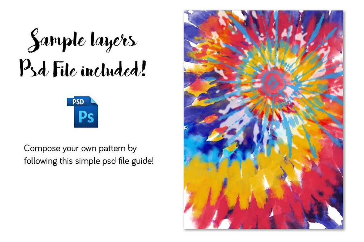 Sale: Pastel Tie-Dye Seamless Bundle, a Pattern Graphic by The Gypsy Goddess (Photo 25 of 48)