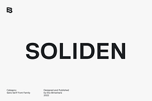Soliden; 48 Fonts Sans Serif Family