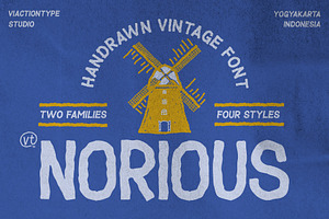 VT NORIOUS - Handrawn Vintage Font