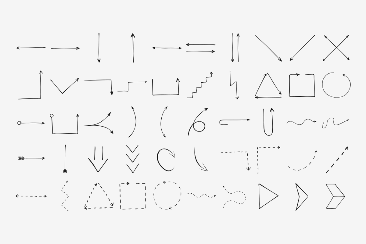 Hand Drawn Arrows - 56% OFF, a Templates & Theme by 123done (Photo 3 of 4)