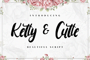 Ketty & Cutte, a Script Font by Integritype Studio (Thumbnail 1 of 9)