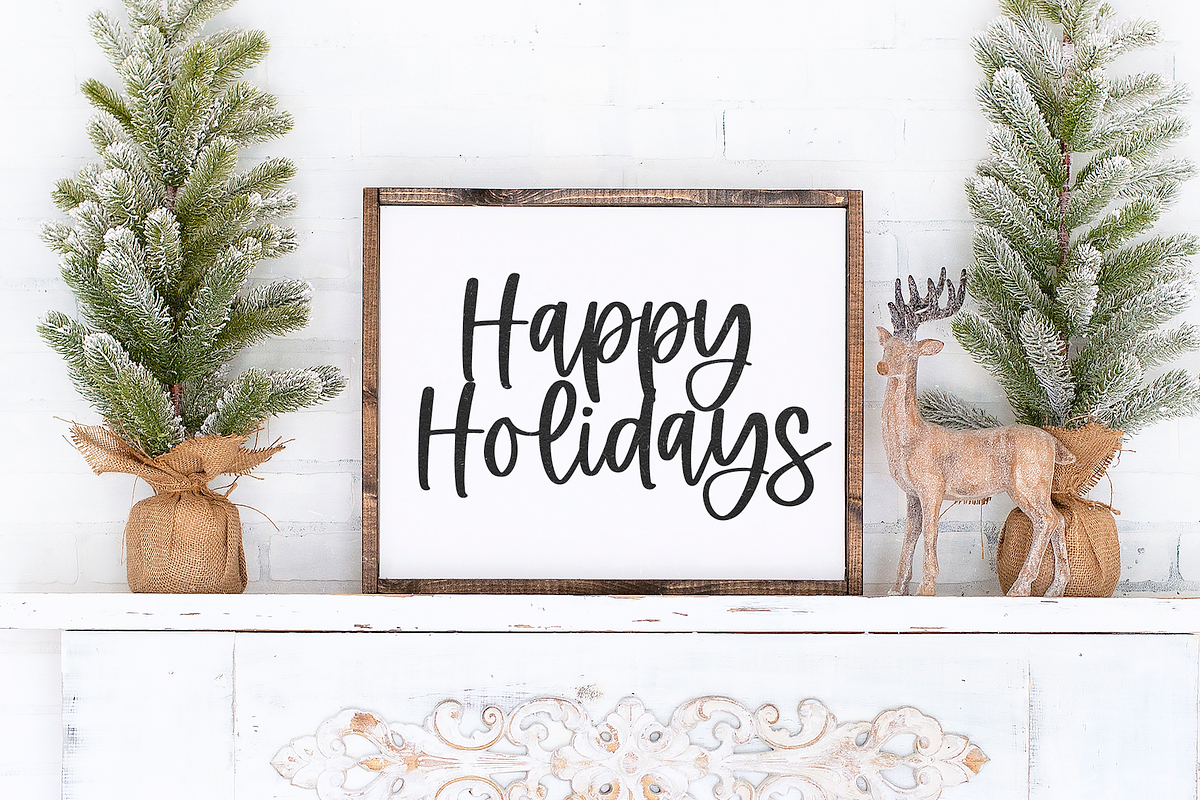 Holiday Wishes | Modern Script Font, a Script Font by KA Designs (Photo 6 of 13)