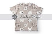 Cute cat, bear and rabbit pattern, a Pattern Graphic by lindoet23 (Thumbnail 2 of 4)
