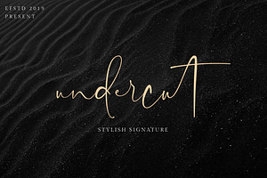 Undercut Stylish Signature