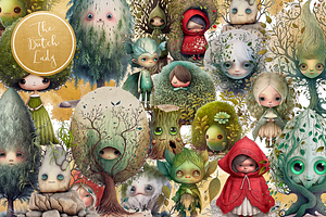 Mystical Woodland Creatures Clipart