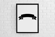 Banner Silhouette SVG, a Decorative Illustration by newminddesign (Thumbnail 2 of 5)