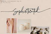 Faustine //Modern Script, a Handwritten Font by PeachCreme (Thumbnail 2 of 16)