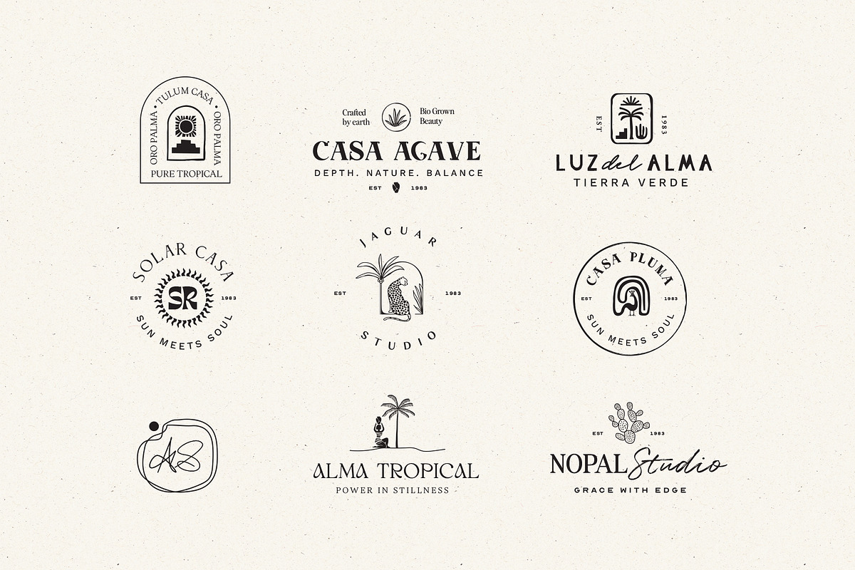 CASA TULUM | Refined Logo Collection, a Branding & Logo Template by Studio_Byrsa (Photo 7 of 16)