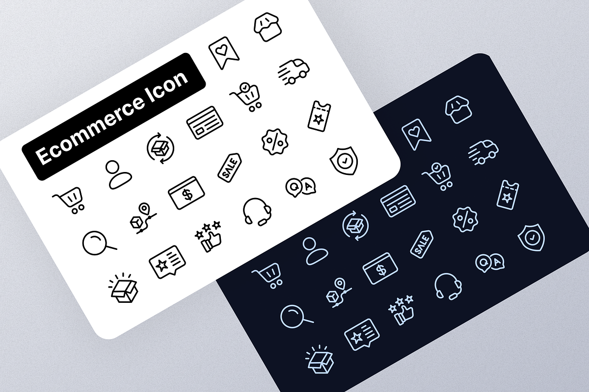 Most uses E-commerce Icons, an Icon by Artnazu (Photo 1 of 3)