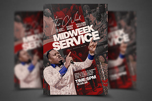 Midweek Church Flyer Template, a Social Media Template by church flyer templates