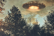 97 UFO objects flying in the sky, a Transportation Photo by Handmadefont (Thumbnail 36 of 101)