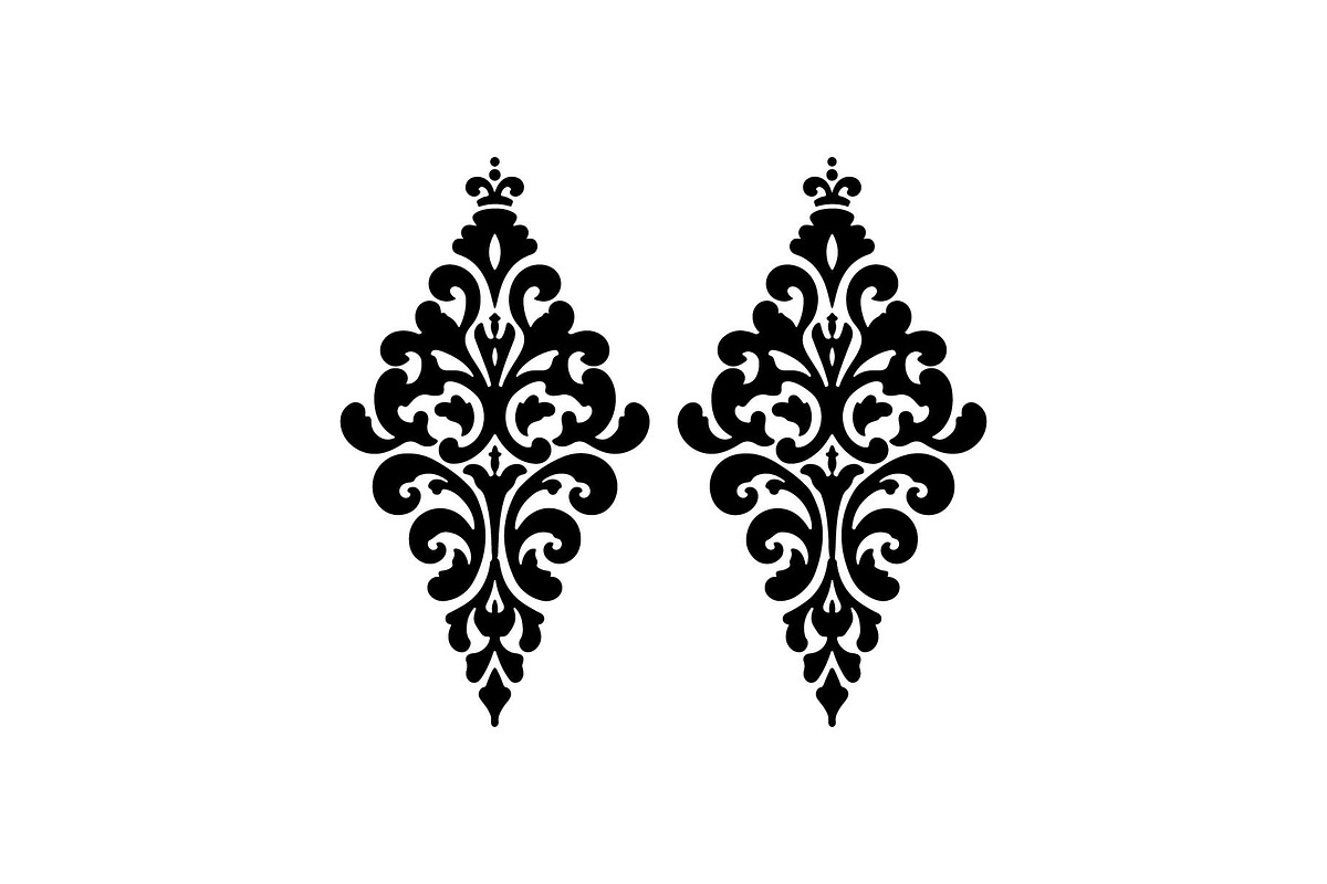 Vintage Filigree Earring SVG Bundle, an Object Graphic by jahid234 (Photo 12 of 13)