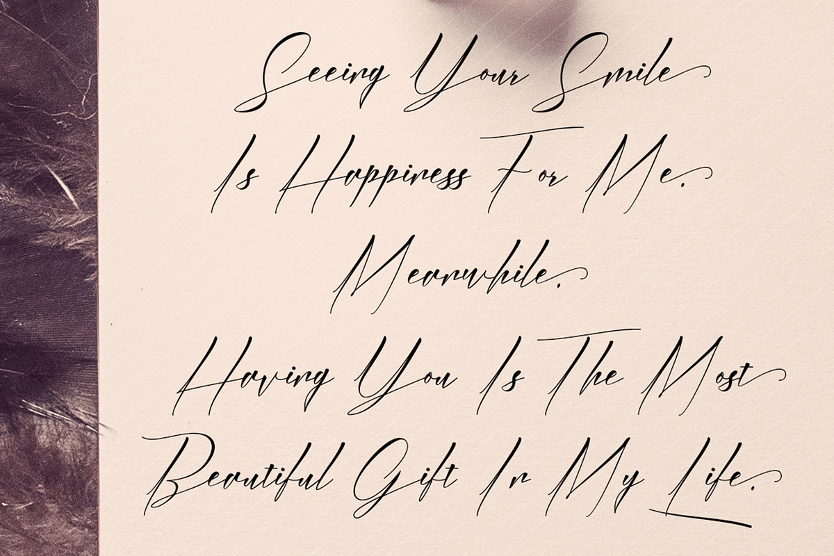 Knightley, a Script Font by PollemSt (Photo 5 of 9)