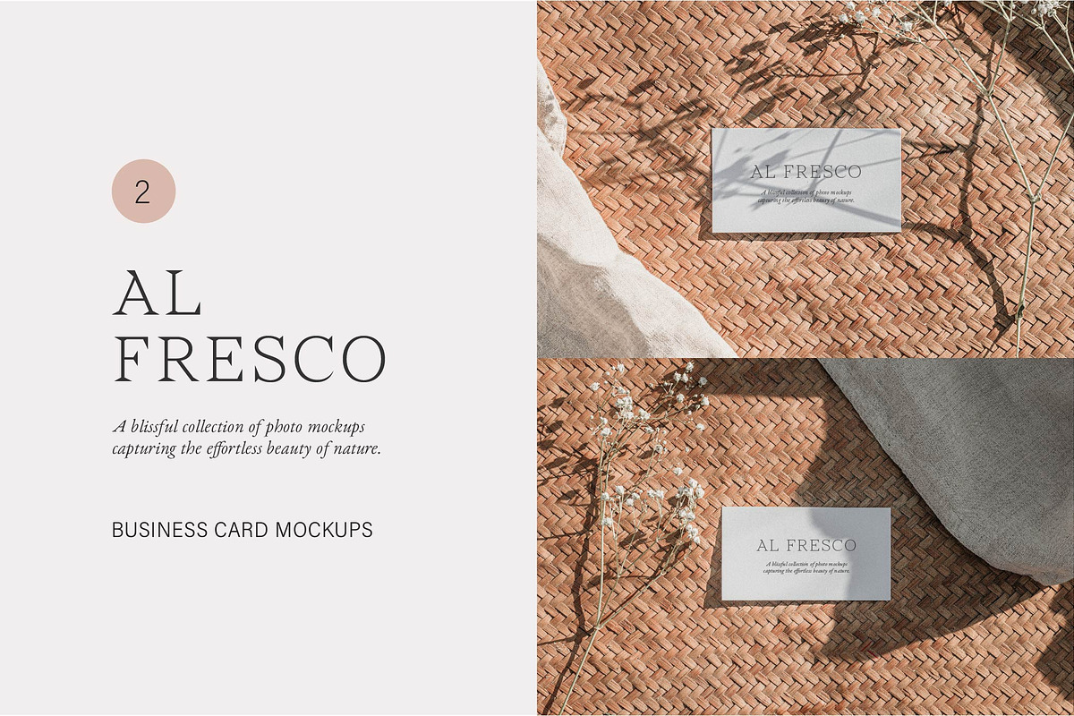 Business Card Photo Mockup Bundle, a Business Card Template by Frame Space Studio (Photo 1 of 3)
