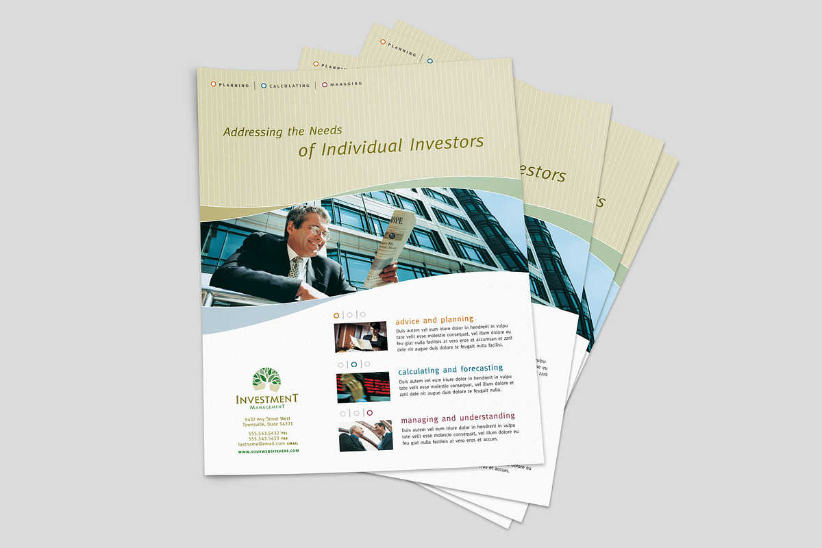 Financial Flyer Template, a Flyer Template by StockLayouts (Photo 2 of 3)