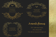 Frames with clouds, Sun and Moon, an Object Graphic by Nadia Murash (Thumbnail 2 of 6)