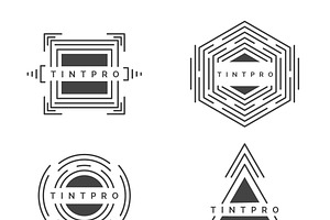 Geometric Line Logo Pack
