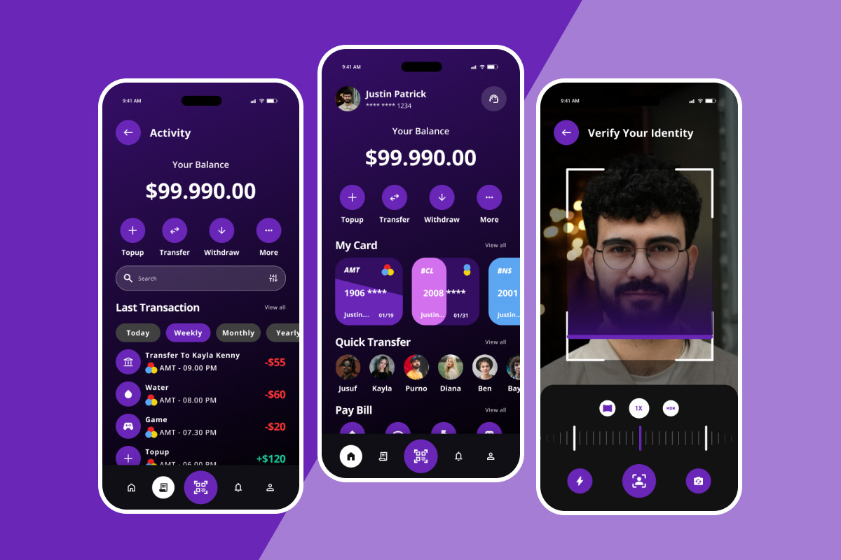 Danaku - Fintech Wallet App Design preview 4