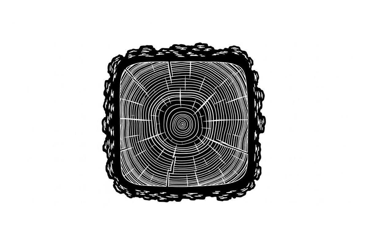 Rustic Wood Slice Frame Bundle, an Illustration by yasushie (Photo 5 of 31)