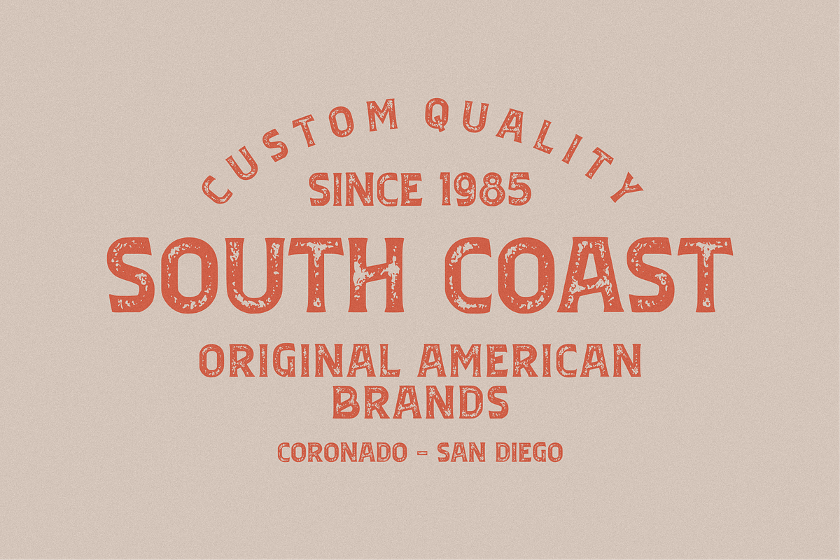 Clamiroe Vintage Typeface, a Serif Font by 24Design Studios (Photo 3 of 10)