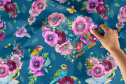 Pattern Collection, Purple Poppy, a Pattern Graphic by MitrushovaArt (Thumbnail 9 of 9)