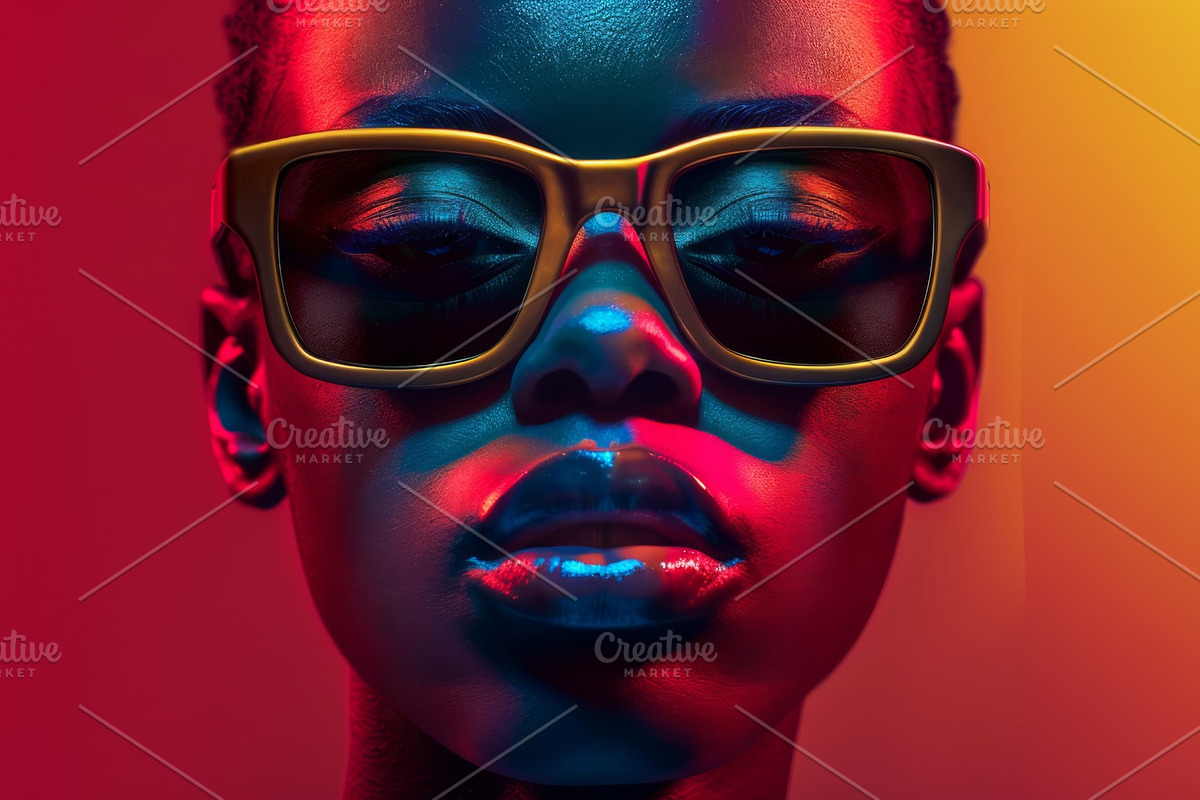 109 Fashion models in sunglasses, a Beauty & Fashion Photo by Handmadefont (Photo 64 of 113)