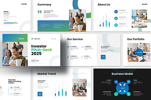 Pitch Deck Presentation Template, a Presentation Template by Studio_Clarity