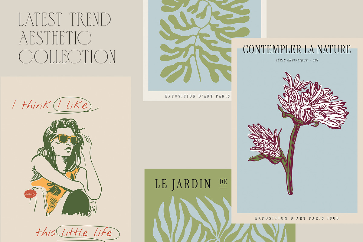 Modern Art Print Posters, an Object Graphic by DesignThatMatters (Photo 10 of 14)