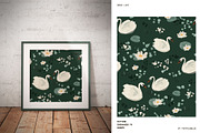 Swan Lake Seamless Pattern, a Pattern Graphic by PaperJamLab (Thumbnail 5 of 7)