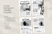 Newspaper Template Canva Editable, a Templates & Theme by Tabitha Emma (Thumbnail 4 of 7)