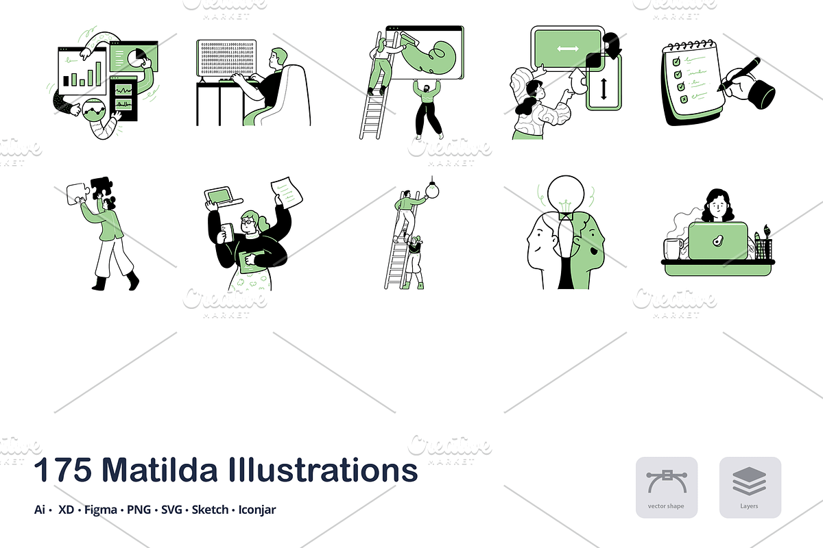 Matilda - 175 Illustrations, an Animal Illustration by Vectopus.com (Photo 12 of 12)