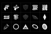 3D V3CTORS - 60 Geometric Vectors, an Object Graphic by assetpro.design (Thumbnail 9 of 13)