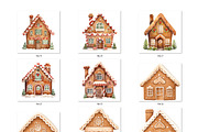 Gingerbread cookies watercolor, an Object Graphic by MyLittleMeow (Thumbnail 4 of 8)