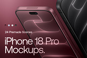 iPhone 18 Pro - 24 Mockups Scenes, an iPhone Mockup by Asylab (Thumbnail 54 of 54)