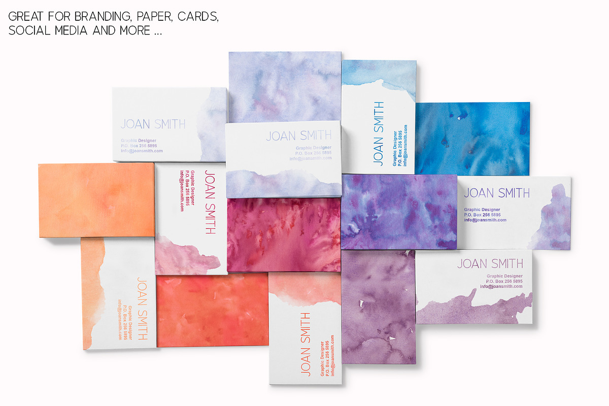 88 Hi-Res Watercolor Textures, a Texture Graphic by AdenaJ (Photo 8 of 12)