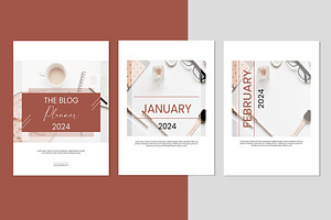 Blog Planner Kit Canva & Indesign